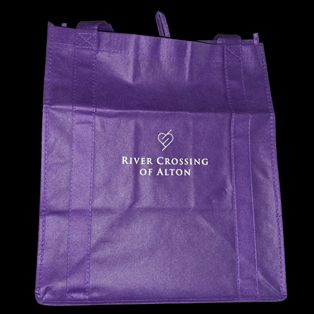 FREE with PURCHASE REUSABLE TOTE BAG purple Near New, No Tags